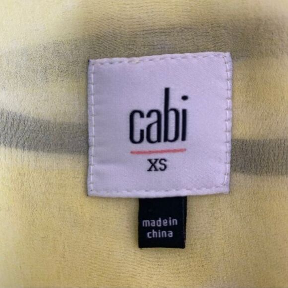 Cabi Yellow Tank Top Size Extra Small - Picture 6 of 9